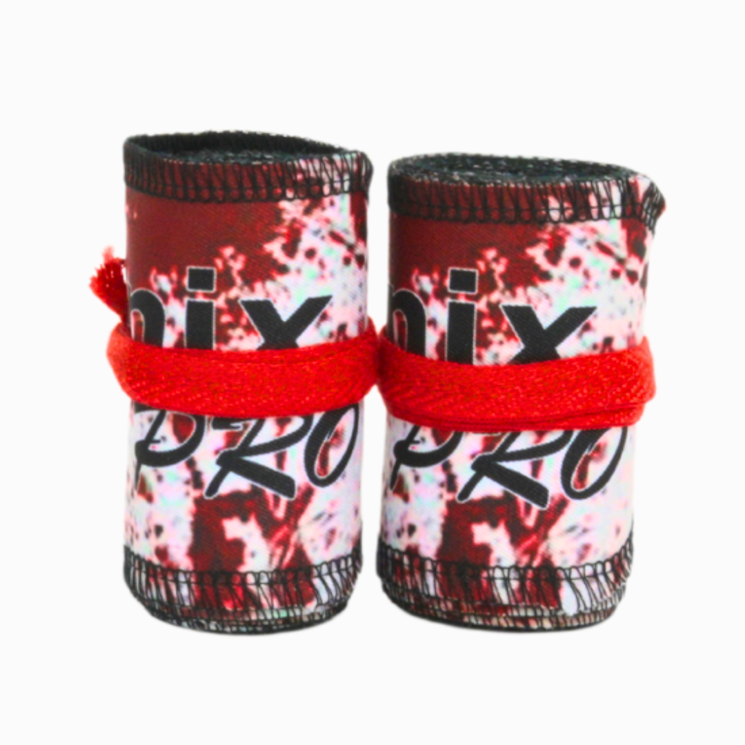 Wrist Wraps - White Bloody Battle ( Warrior Edition )