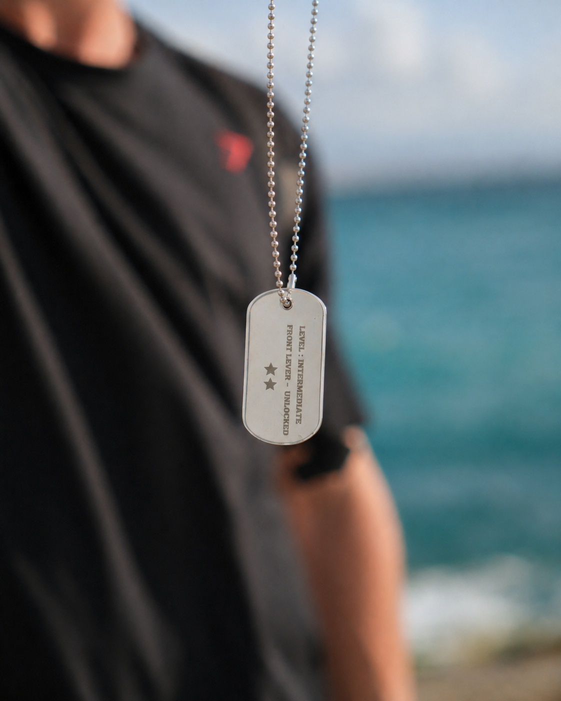 Calisthenixpro Dog Tag - Front Lever Unlocked