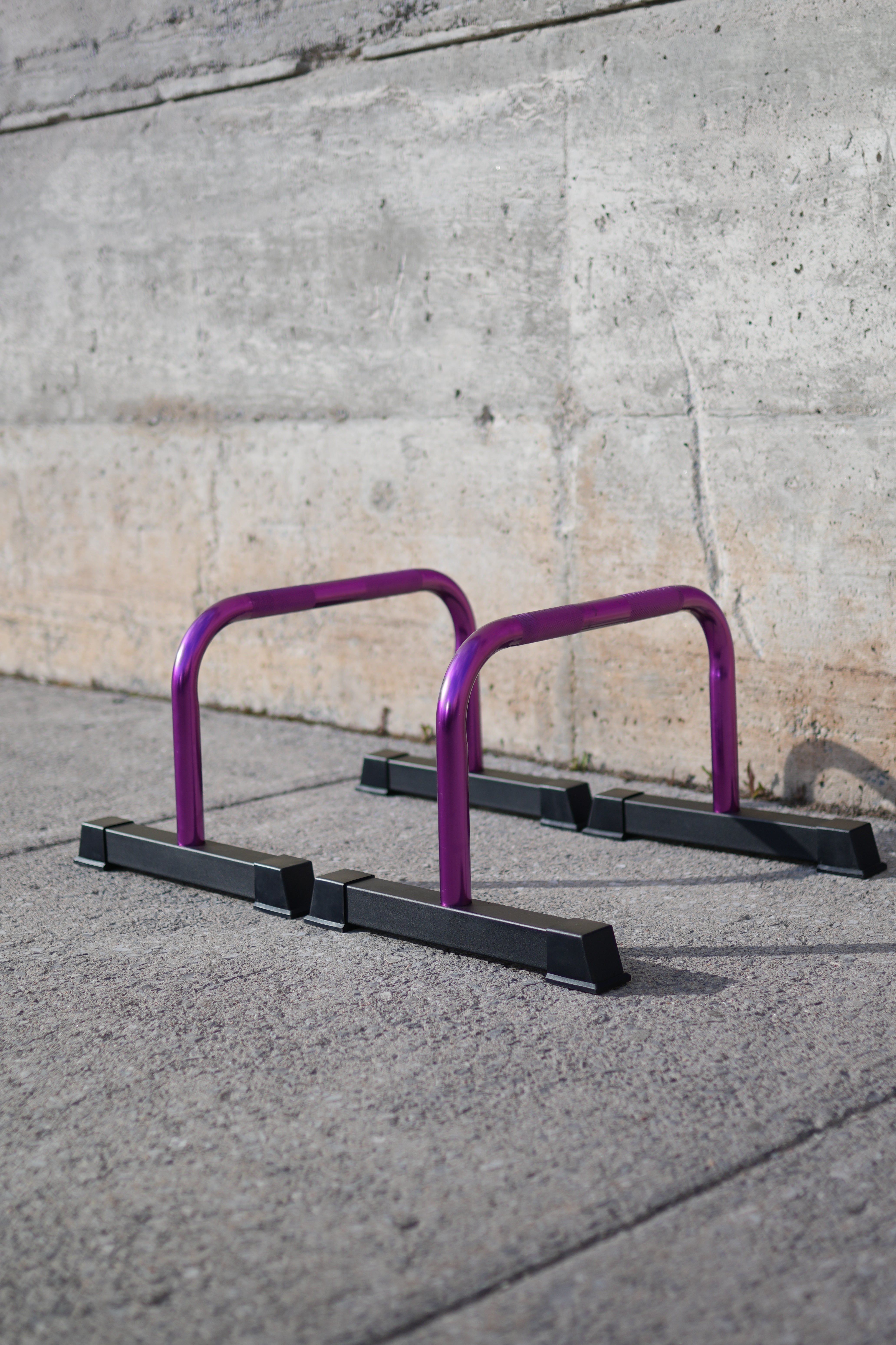 Purple Chrome Parallettes (Lightweight Edition)
