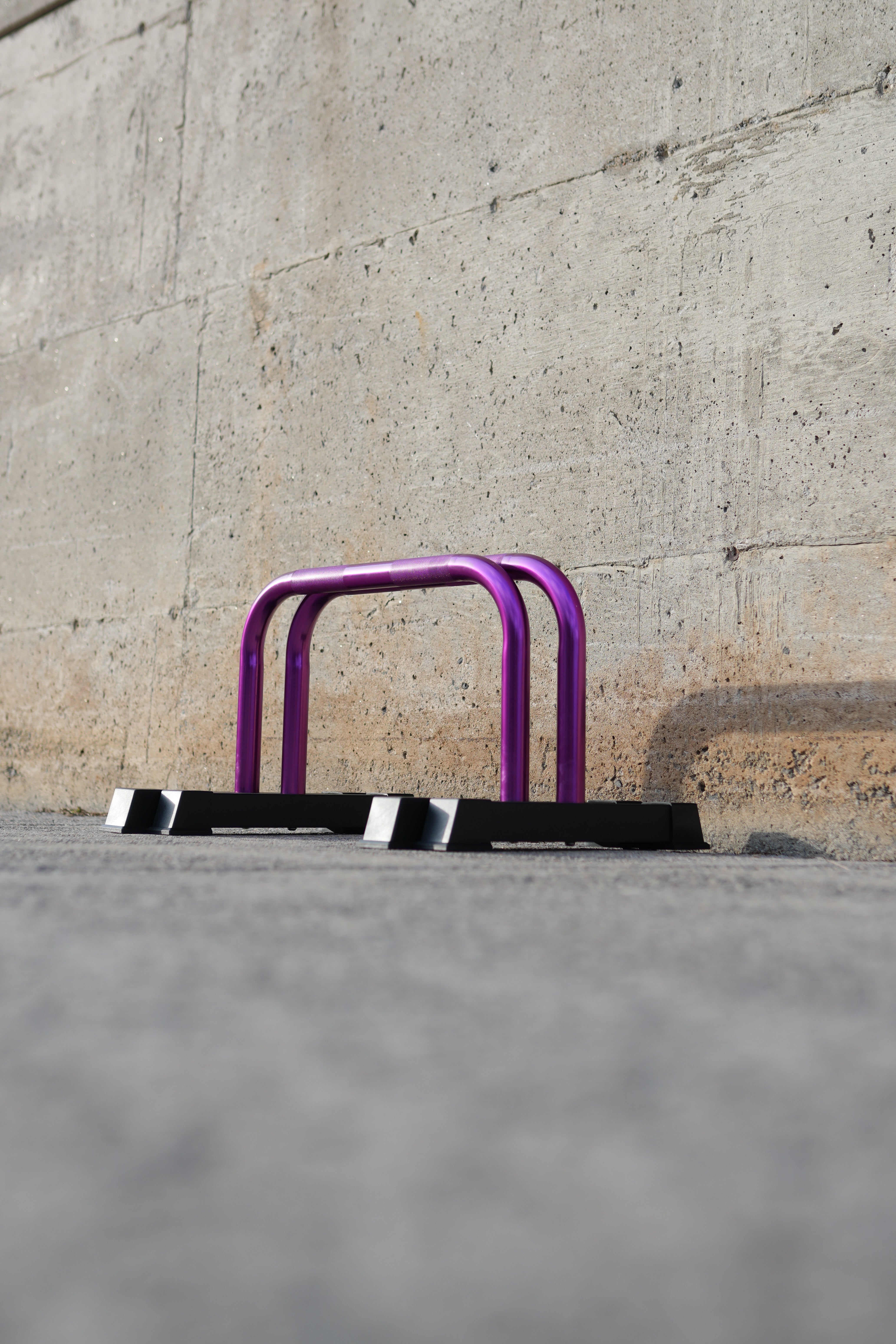 Purple Chrome Parallettes (Lightweight Edition)