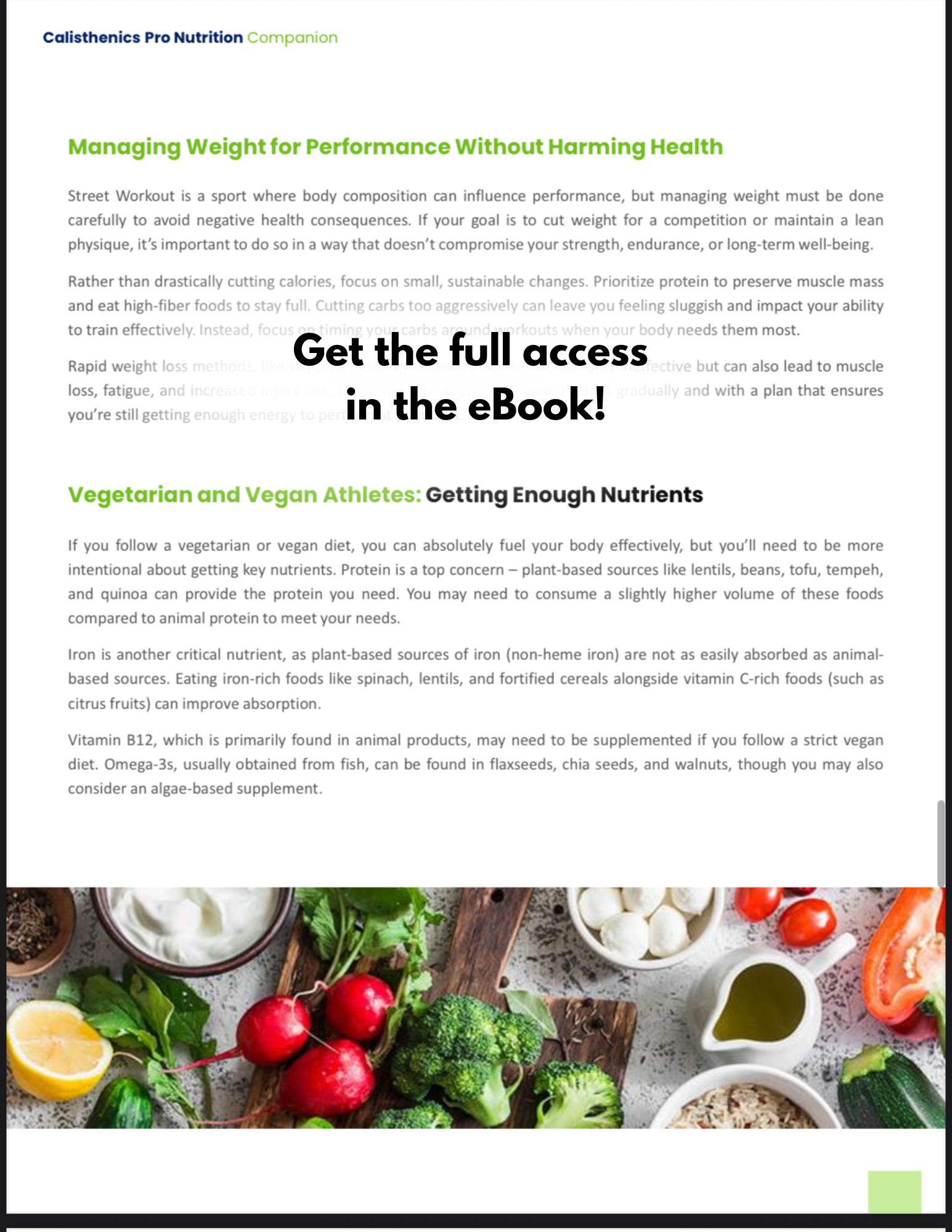 Fuel Like a Pro: Nutrition Blueprint + 5-Day Diet Plan Bonus