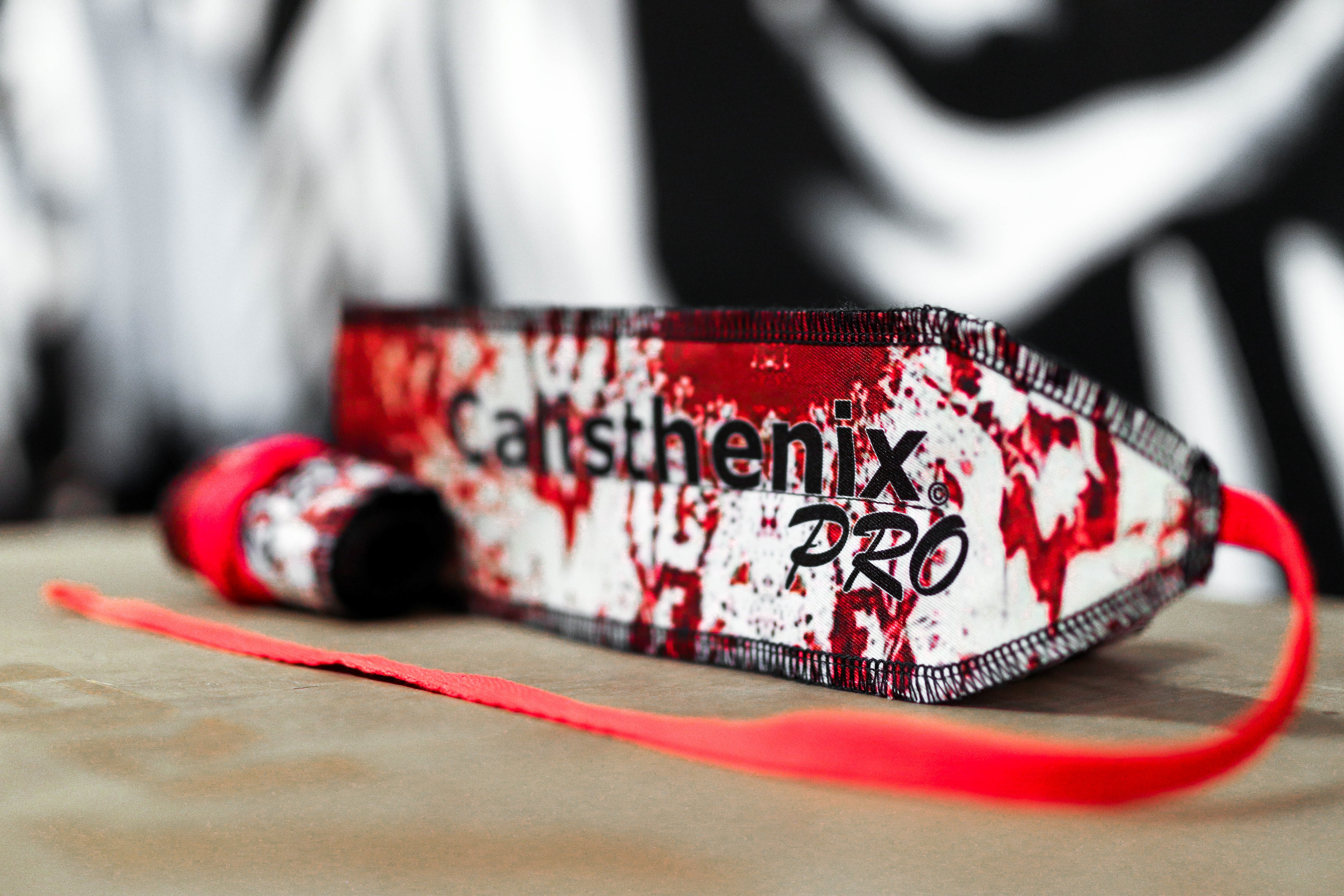 Wrist Wraps - White Bloody Battle ( Warrior Edition )