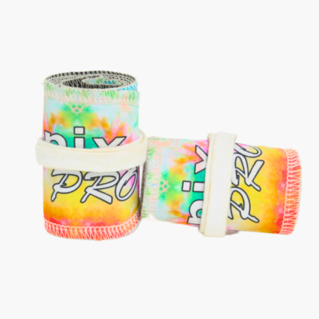 Wrist Wraps - Rainbow Cotton Candy (Tie Dye Edition)