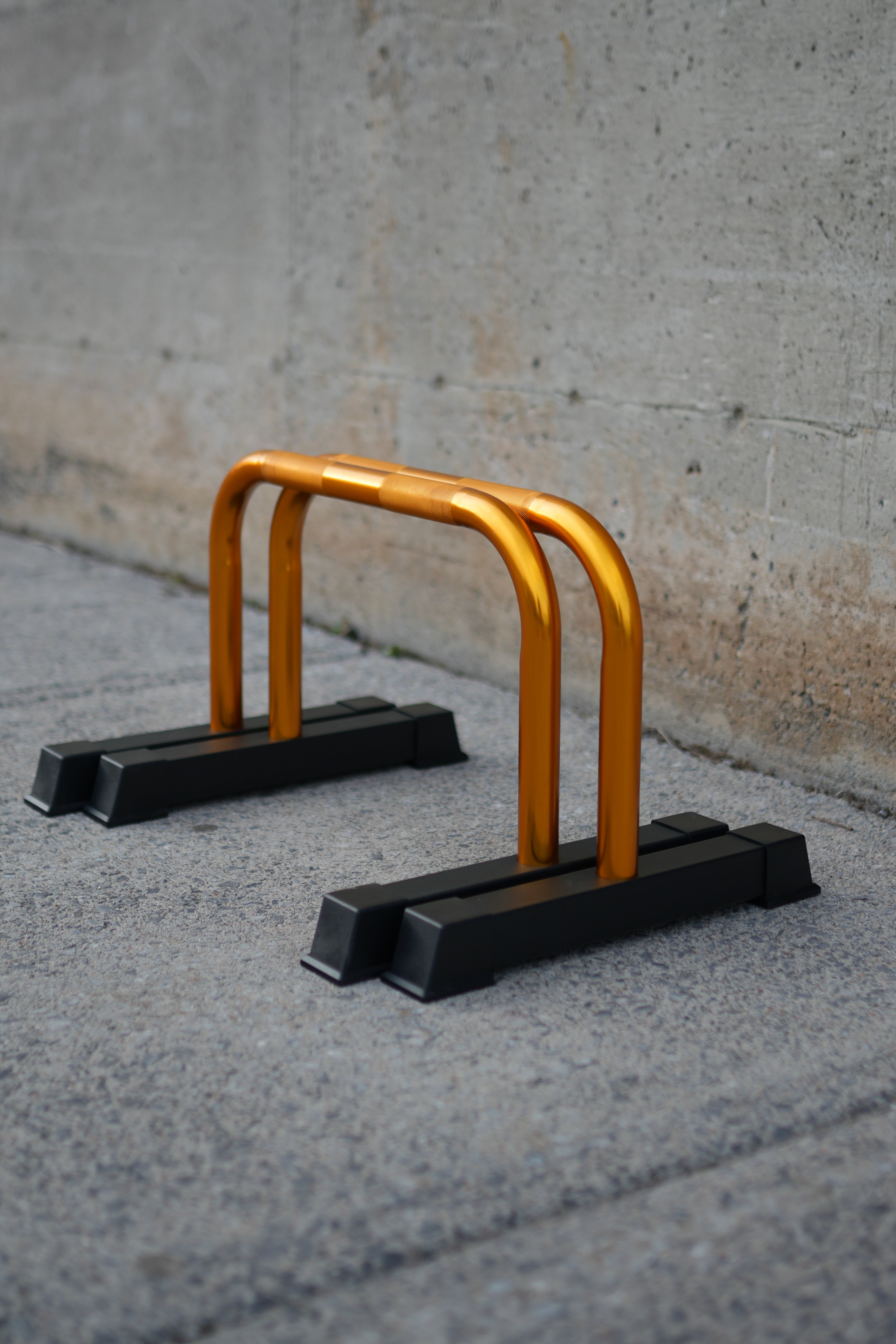 Gold Chrome Parallettes (Lightweight Edition)