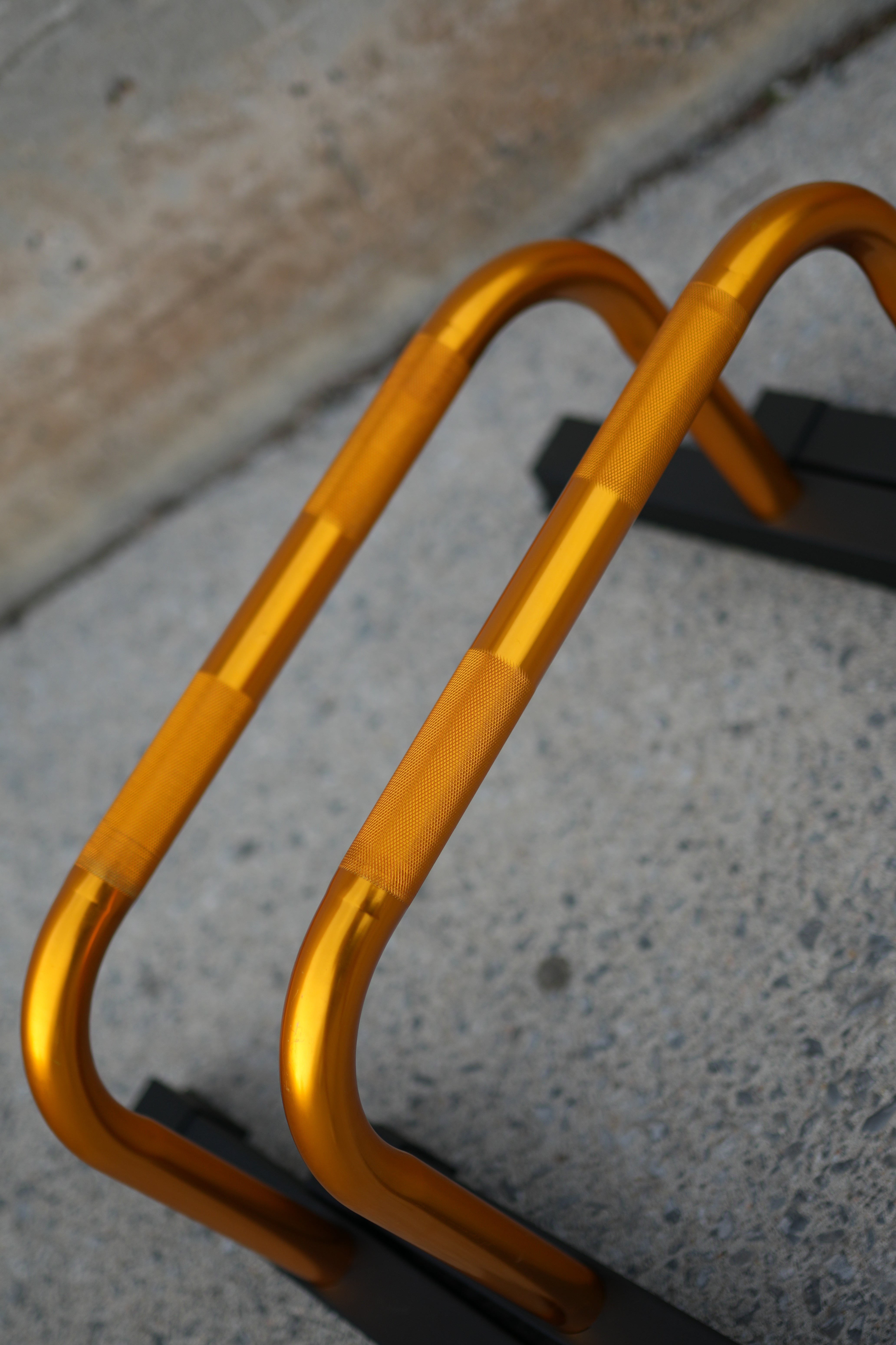 Gold Chrome Parallettes (Lightweight Edition)