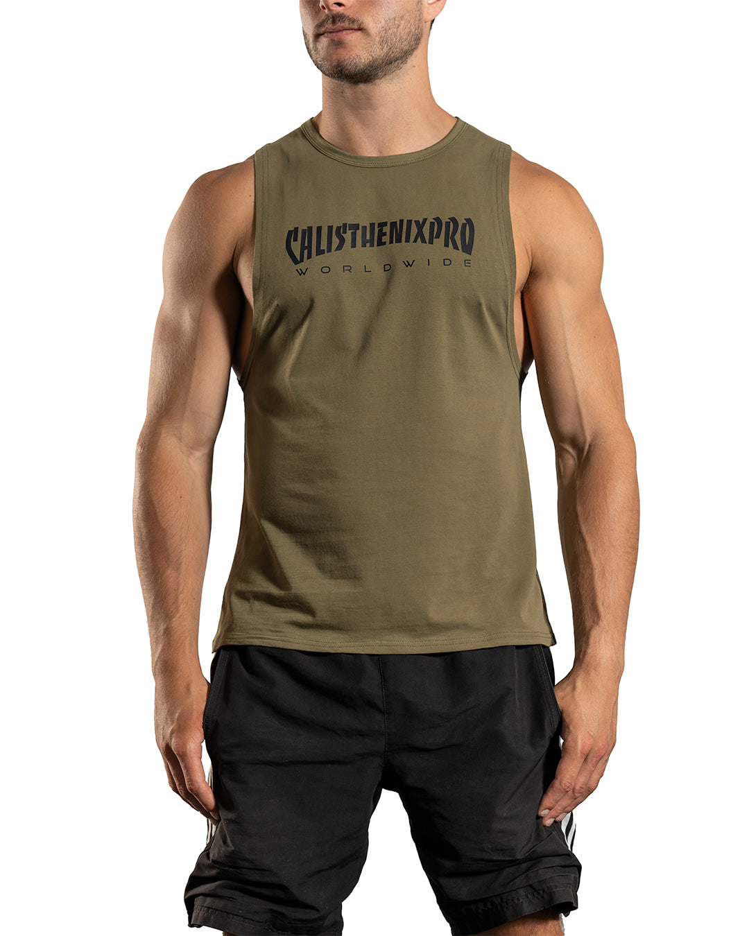 Army Green Tank Top  - Worldwide Edition