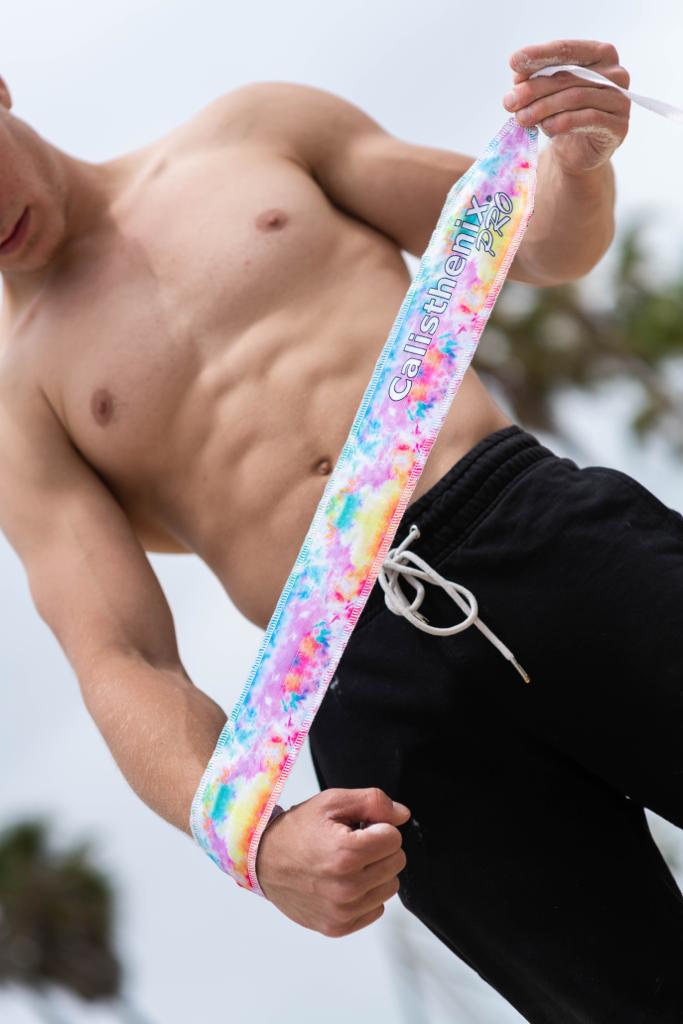 Wrist Wraps - Rainbow Cotton Candy (Tie Dye Edition)