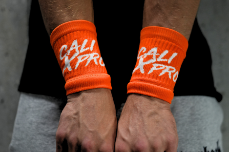 Wrist Bands - Orange Flame Burst ( Energy Edition )