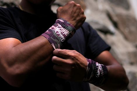 Calisthenix Pro Wrist Bands - Night Ops Camo