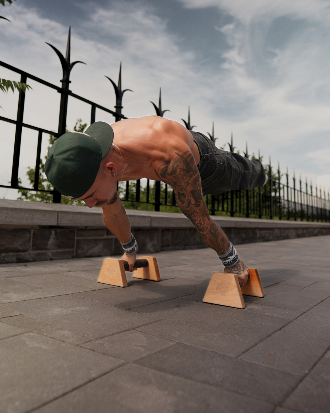 Wooden Parallettes (Travel Edition)