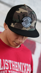 Calisthenixpro Worldwide Trucker Hat - Camo