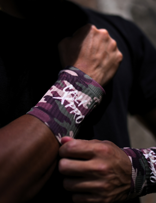 Calisthenix Pro Wrist Bands - Night Ops Camo