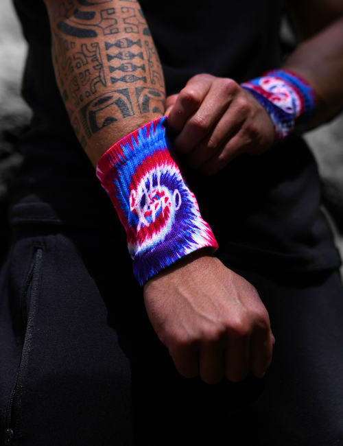 Calisthenix Pro Wrist Bands - Tie Dye Vortex