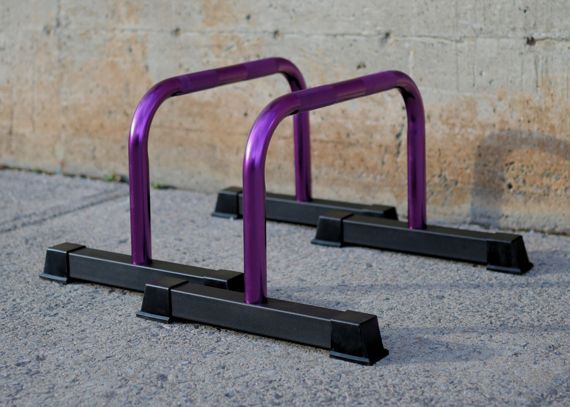 Purple Chrome Parallettes (Lightweight Edition)