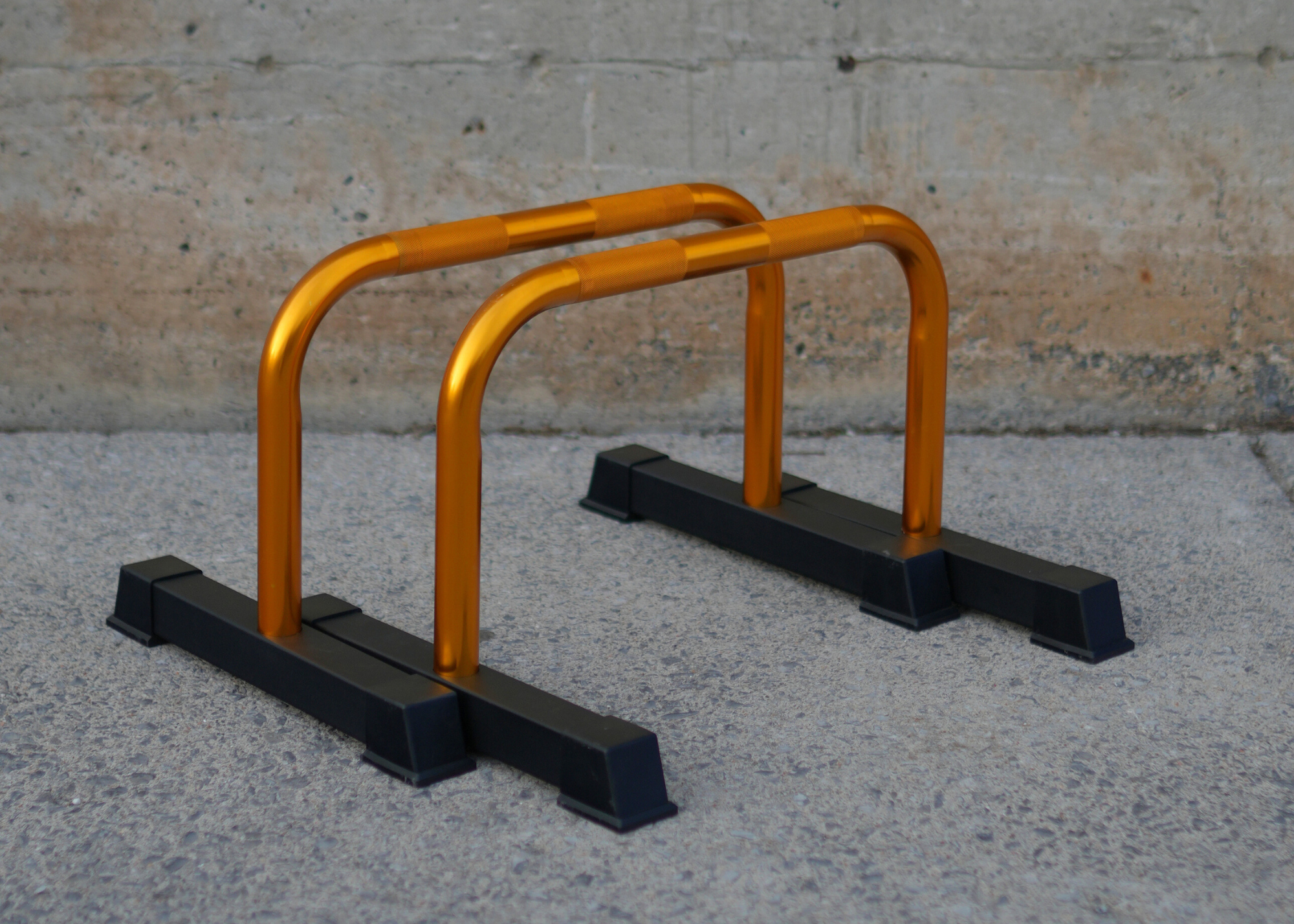 Gold Chrome Parallettes (Lightweight Edition)