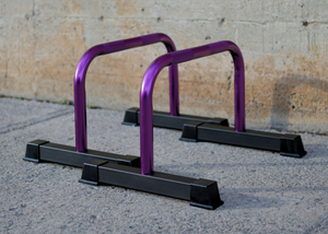 Purple Chrome Parallettes (Lightweight Edition)
