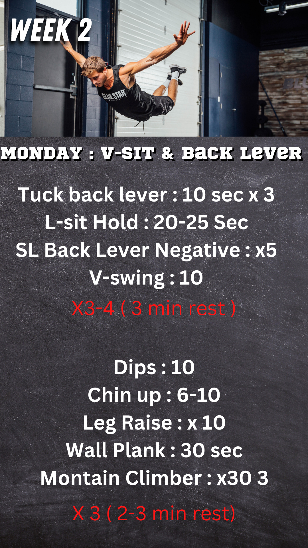 5 Weeks Calisthenics Workout Program (Intermediate)
