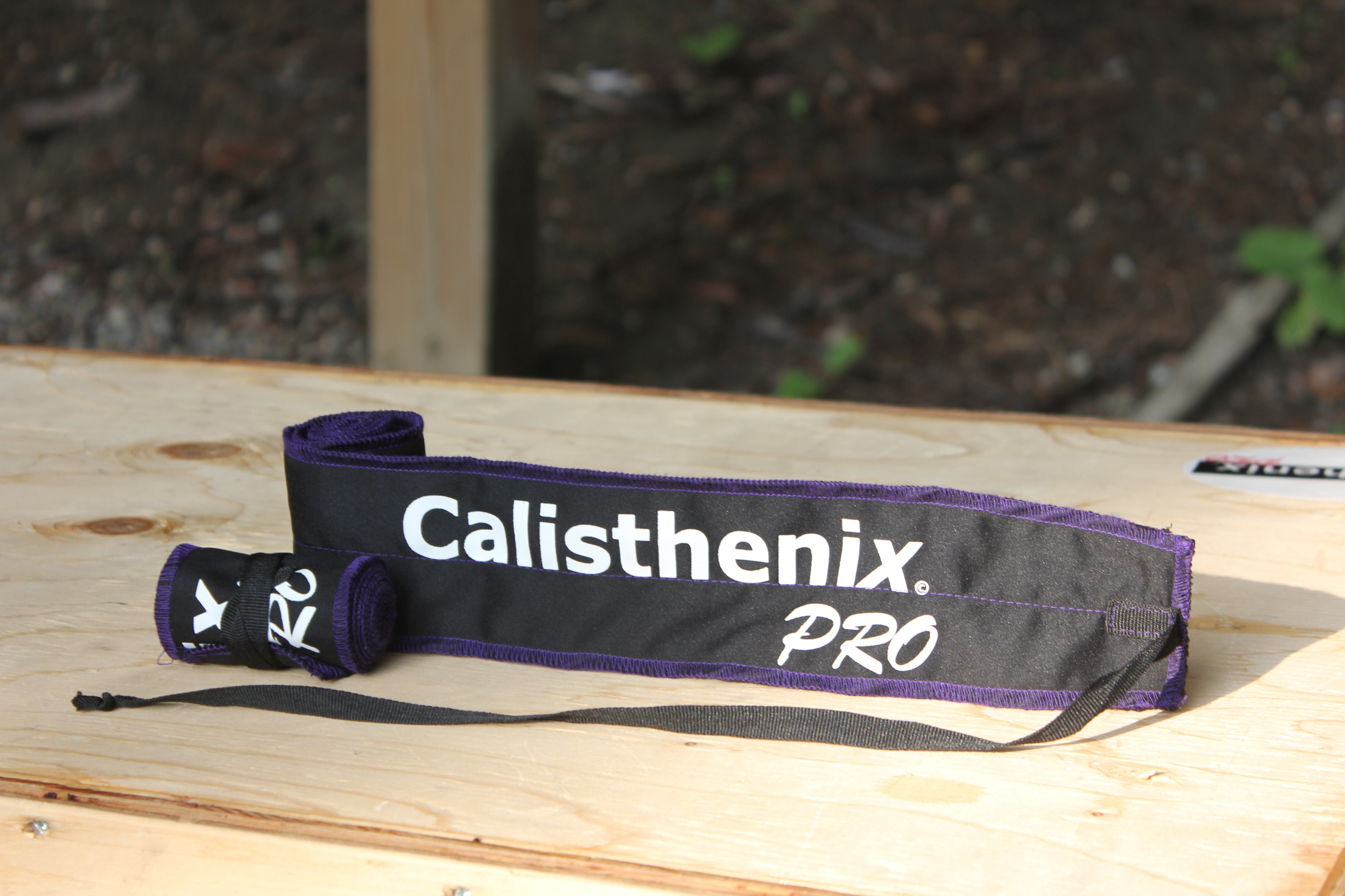 Wrist Wraps- Black and Purple