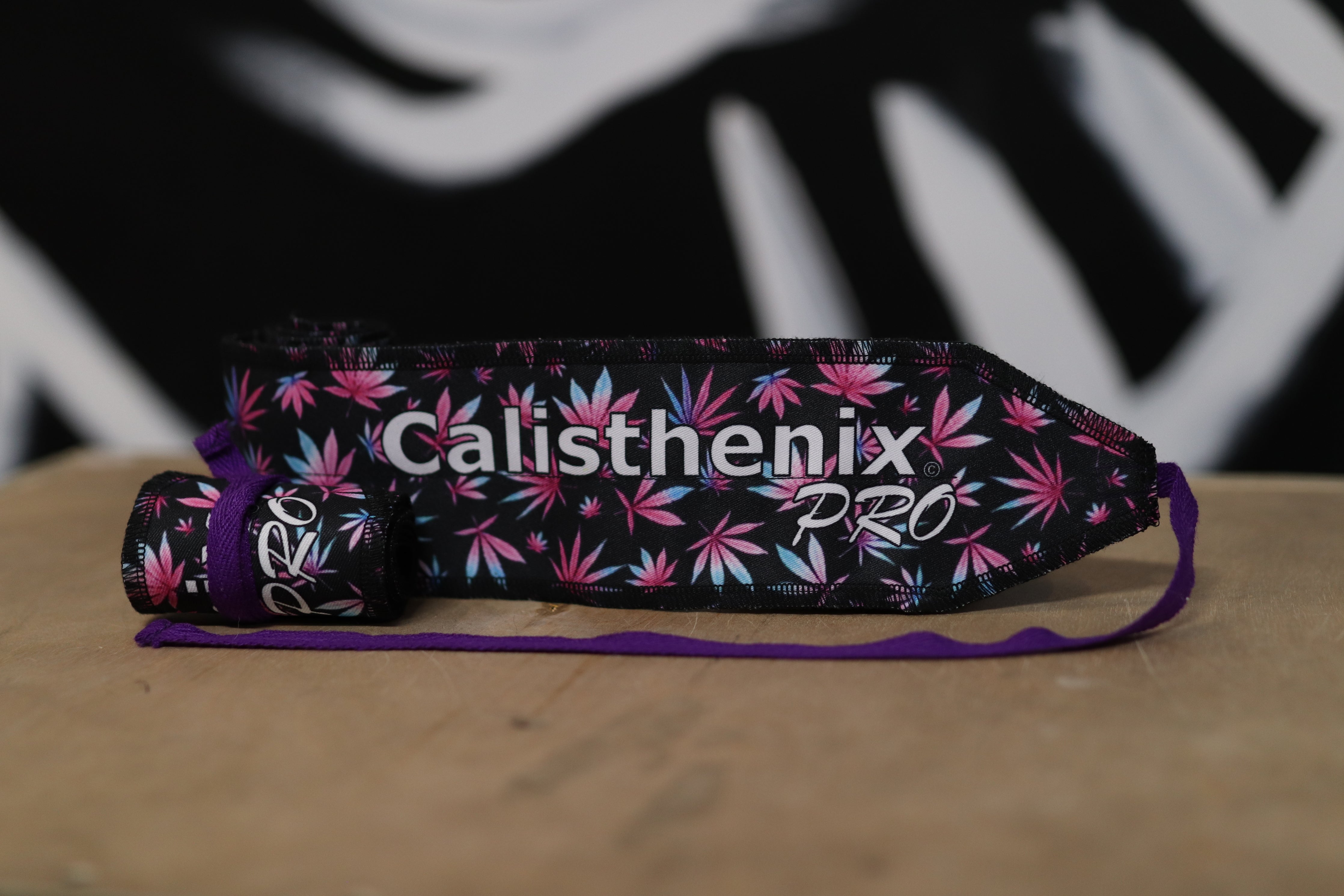 Wrist Wraps - Pink Tropical Vibes ( 420 Edition )
